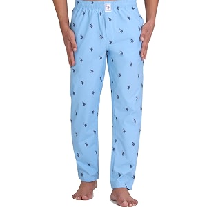 us polo assn i506 signature logo print cotton lounge pants