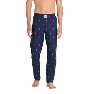 us polo assn i506 signature logo print cotton lounge pants