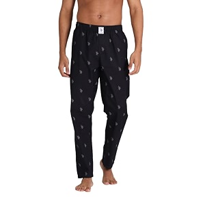 us polo assn i506 signature logo print cotton lounge pants