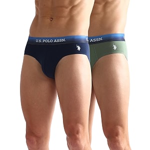 U.S. Polo ASSN. Mens OEB05 Ombre Waistband