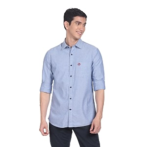 U.S. Polo ASSN. Mens Solid Spread Collar