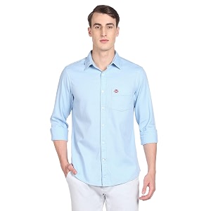 U.S. Polo ASSN. Mens Solid Spread Collar