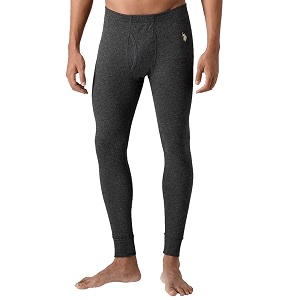 us polo assn men39s i753 mid rise snug fit solid thermal pants