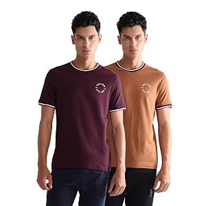 U.S. Polo ASSN. Mens OEE01 Striped Neck