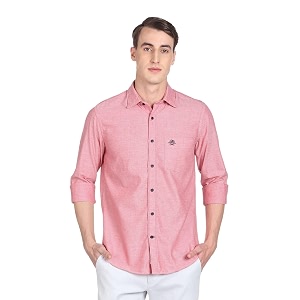 U.S. Polo ASSN. Mens Solid Spread Collar