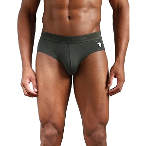 us polo assn men39s ab001 microfiber brief with quick dry feature - pack of 1