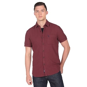 U.S. Polo ASSN. Mens Cotton Solid Slim