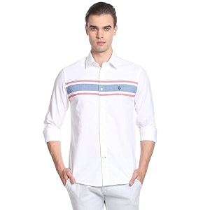 U.S. Polo ASSN. Mens Cotton Striped Regular