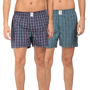 U.S. Polo ASSN. Mens Cotton Boxer Shorts