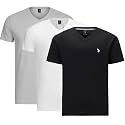 U.S. Polo Assn. Men's Solid V‑Neck T-Shirt