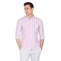 U.S. Polo ASSN. Men's Cotton Striped Slim Fit Shirt