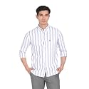 U.S. Polo ASSN. Men's Cotton Striped Slim Fit Shirt