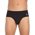 U.S. Polo ASSN. Men's AB001 Microfiber Brief with Quick Dry Feature - Pack of 1