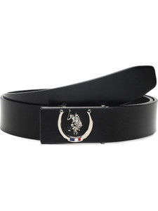 U.S. POLO ASSN. Men Casual Black Genuine