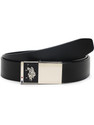 U.S. POLO ASSN. Men Casual Black Genuine