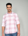U.S. POLO ASSN. Men Checkered Casual White