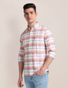 U.S. POLO ASSN. Men Checkered Casual Multicolor