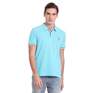 U.S. POLO ASSN. Men Cotton Striped Sleeve