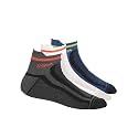 U.S. POLO ASSN. Men's ES006 Ankle Length Striped Socks - Pack Of 3