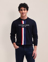U.S. POLO ASSN. Men Graphic Print Crew
