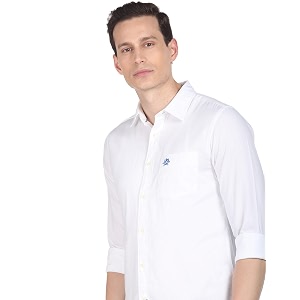 U.S. Polo ASSN. Mens Solid Spread Collar