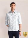 U.S. POLO ASSN. Men Printed Casual Blue