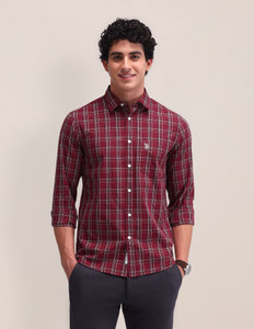 U.S. POLO ASSN. Men Regular Fit Checkered