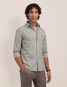 U.S. POLO ASSN. Men Regular Fit Checkered