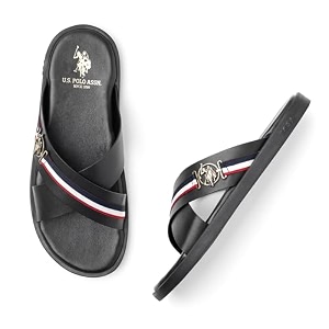 U.S. Polo Assn. mens Fran Slipper