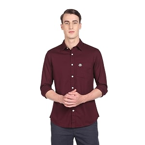 U.S. Polo ASSN. Mens Solid Spread Collar