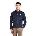 U.S. Polo Assn. Men39s Blue Textured Mock