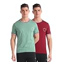 U.S. Polo ASSN. Mens OEE01 Striped Neck