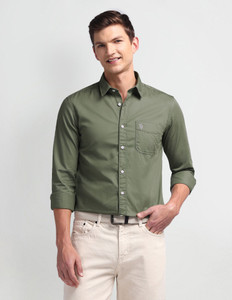 U.S. POLO ASSN. Men Slim Fit Solid