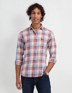 U.S. POLO ASSN. Men Slim Fit Checkered