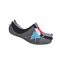 U.S. POLO ASSN. Men's I645 Silicone Grip No Show Socks - Pack Of 3