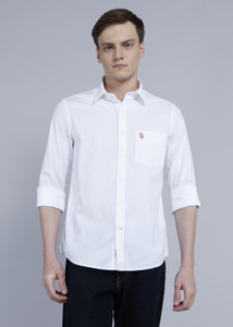 U.S. POLO ASSN. Men Solid Casual White