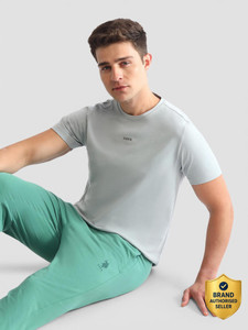 U.S. POLO ASSN. Men Solid Round Neck