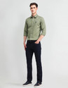 U.S. POLO ASSN. Men Solid Formal Green