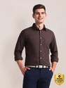 U.S. POLO ASSN. Men Solid Casual Brown