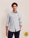 U.S. POLO ASSN. Men Solid Casual Grey
