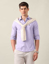 U.S. POLO ASSN. Men Solid Casual Purple