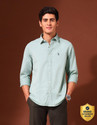 U.S. POLO ASSN. Men Solid Casual Green