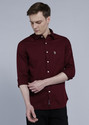 U.S. POLO ASSN. Men Solid Casual Maroon
