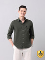 U.S. POLO ASSN. Men Solid Casual Green