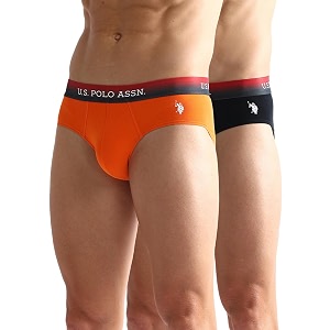 U.S. Polo ASSN. Mens OEB05 Ombre Waistband