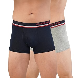 U.S. Polo Assn. Mens Solid Cotton Spandex