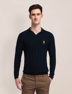 U.S. POLO ASSN. Printed Collared Neck Casual