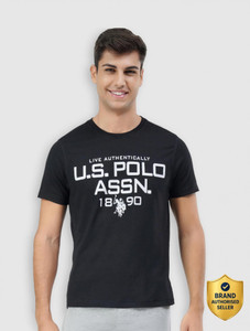 U.S. POLO ASSN. Printed Men Round Neck