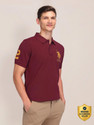 U.S. POLO ASSN. Printed Men Polo Neck