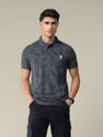 U.S. POLO ASSN. Printed Men Polo Neck